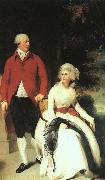 Sir Thomas Lawrence Portrait of Mr and Mrs Julius Angerstein oil painting